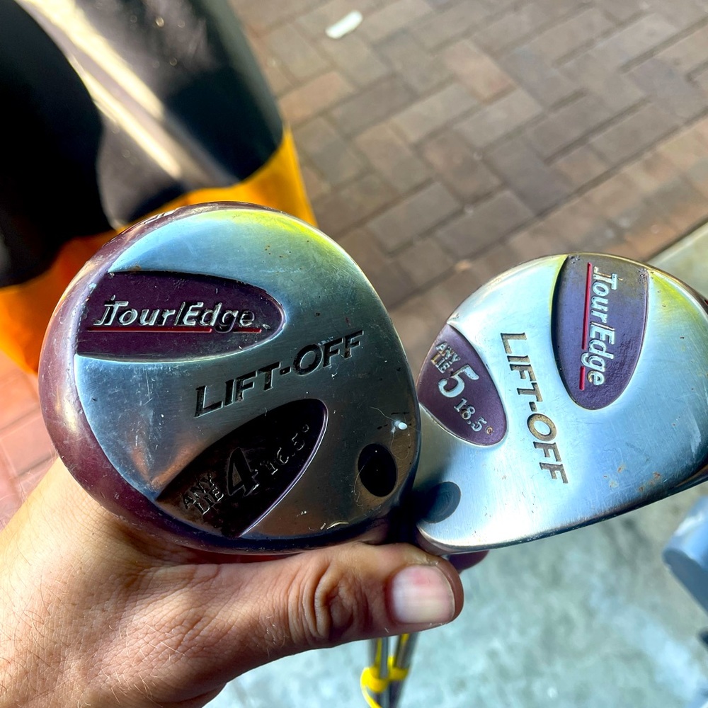 Golf clubs Tour edge lift off 2 pc set RH regular flex